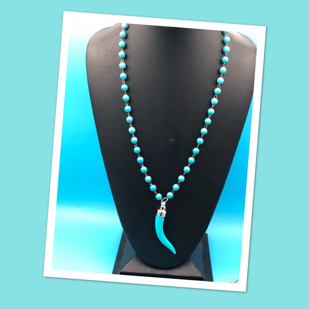 🆕 BOHO CHÍC LONG TURQUOISE NECKLACE